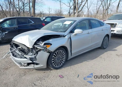 2018 Ford Fusion Titanium из США, поврежденный, VIN 3FA6P0D94JR137416